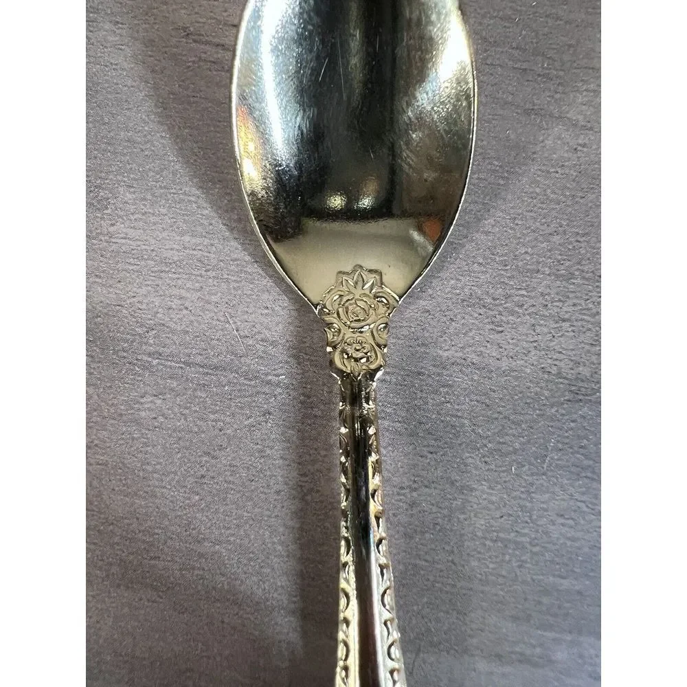 Vintage Prestige CONCORD Stainless Gold Electroplate Japan Demitasse Spoon‎